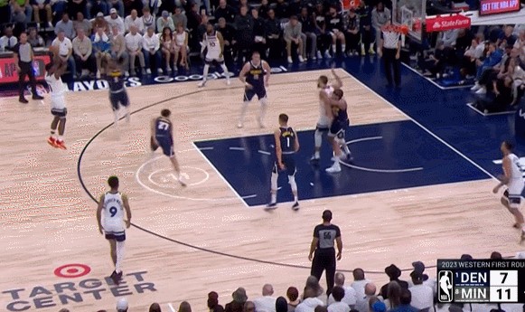  爱德华兹34分森林狼克掘金  